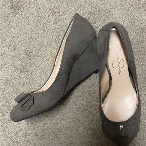 Gray shoes